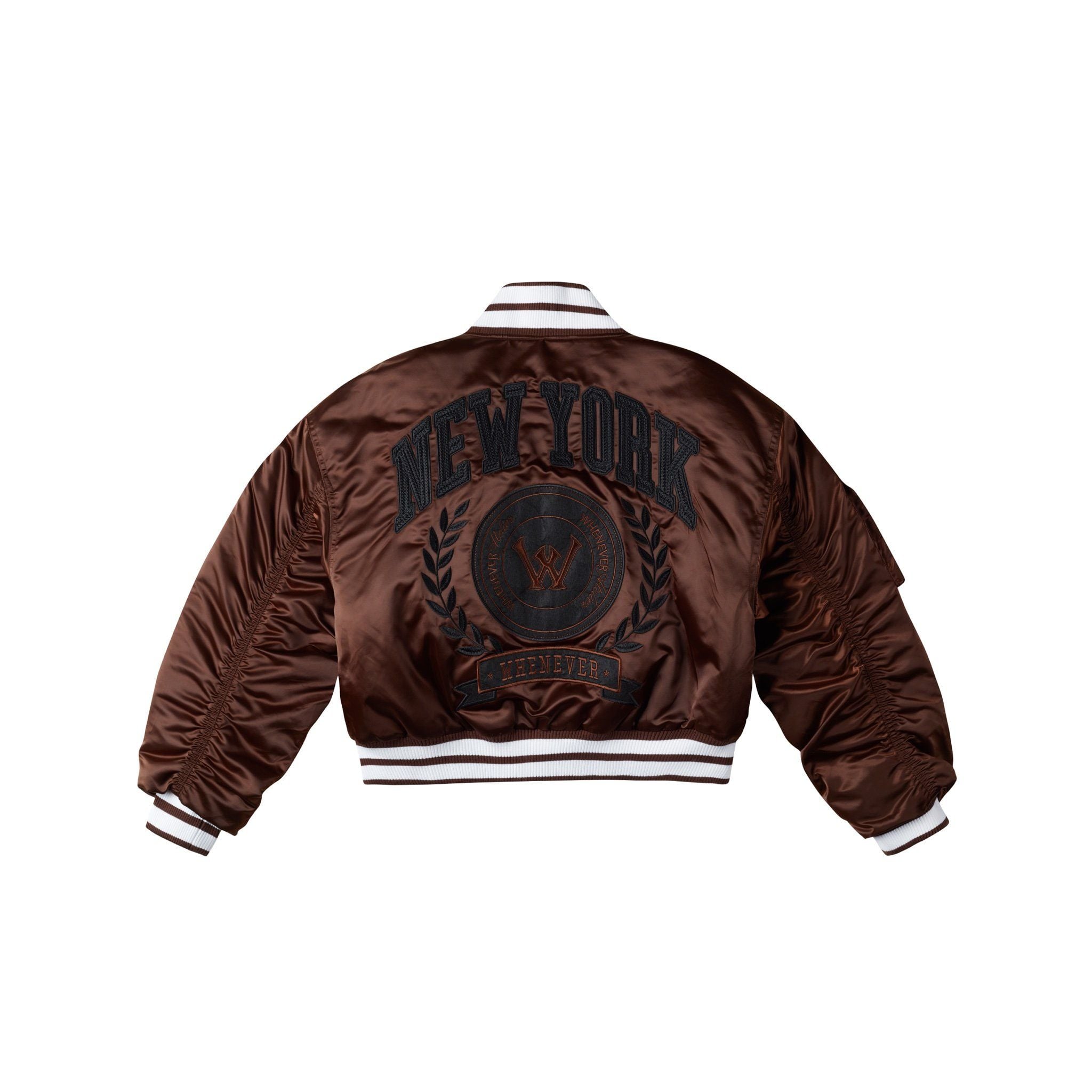 “WHENEVER” NEW YORK BOMBER / BROWN