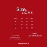 "WHENEVER" BASIC SWEATSHORTS SS25 / PREMIUM GREY