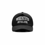 Nón "WHENEVER" SIGNATURE SS26 /BLACK
