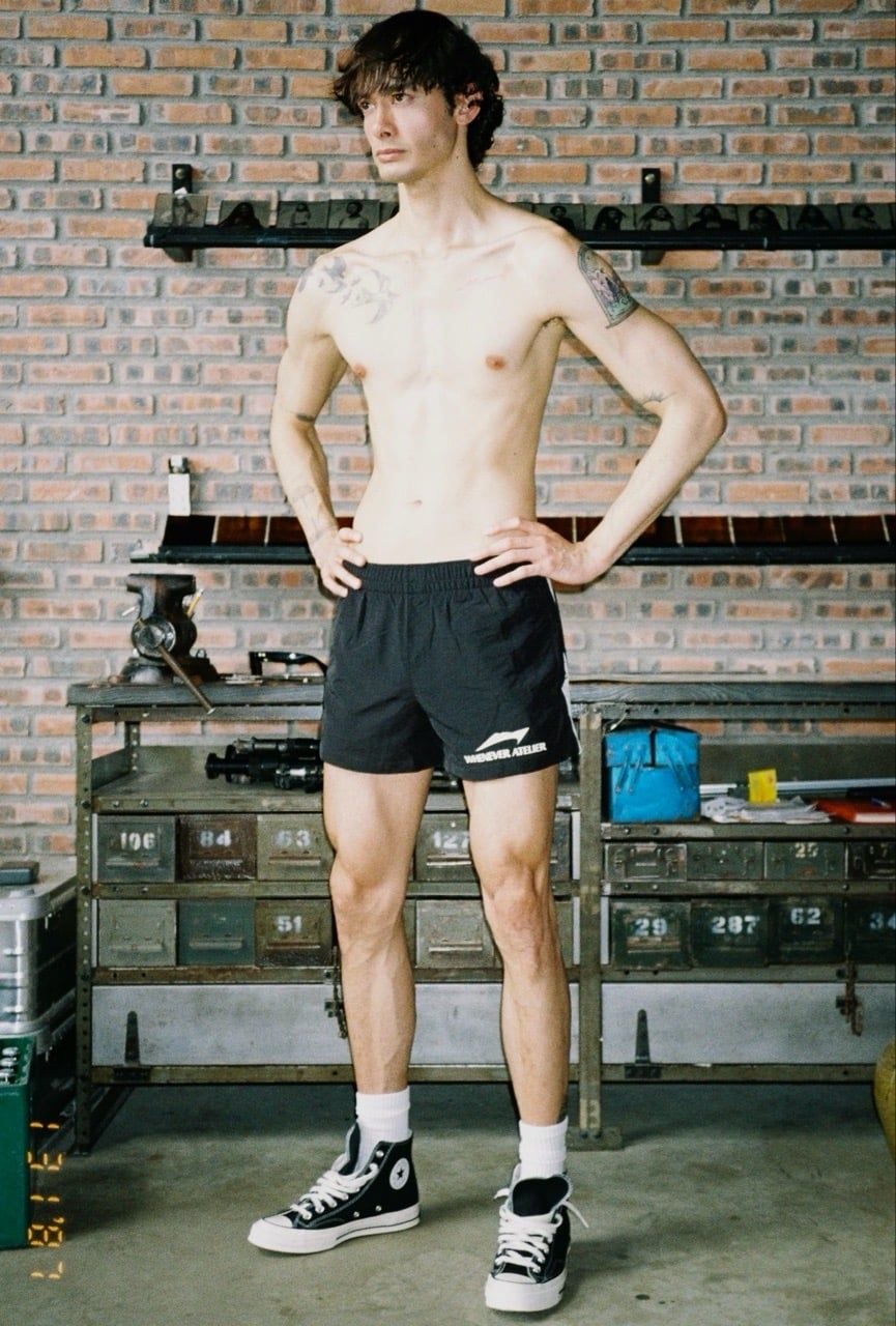 QUẦN "WHENEVER" YATCH LOGO SHORTS/ BLACK