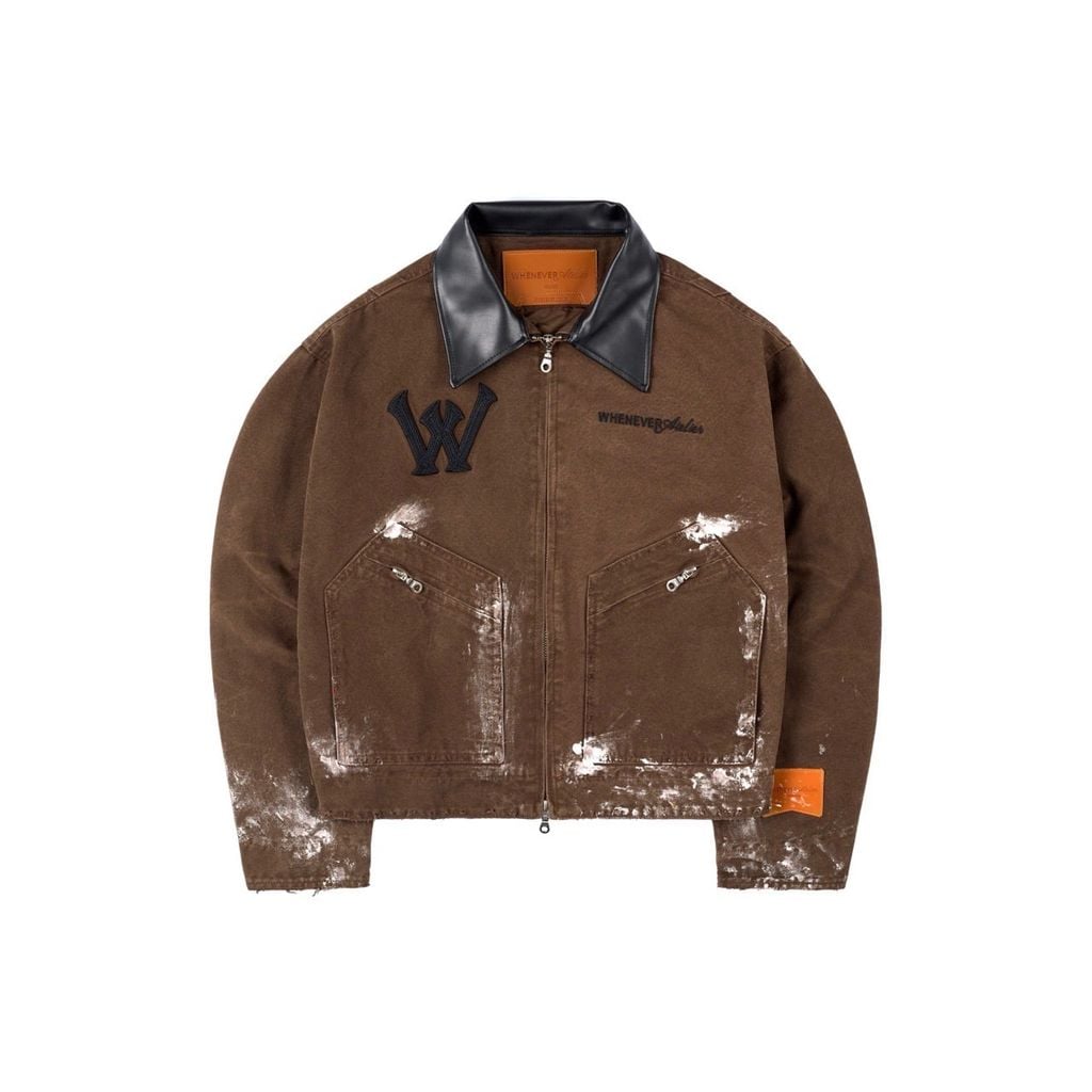 ÁO KHOÁC "WHENEVER" PAINTED JACKET / BROWN