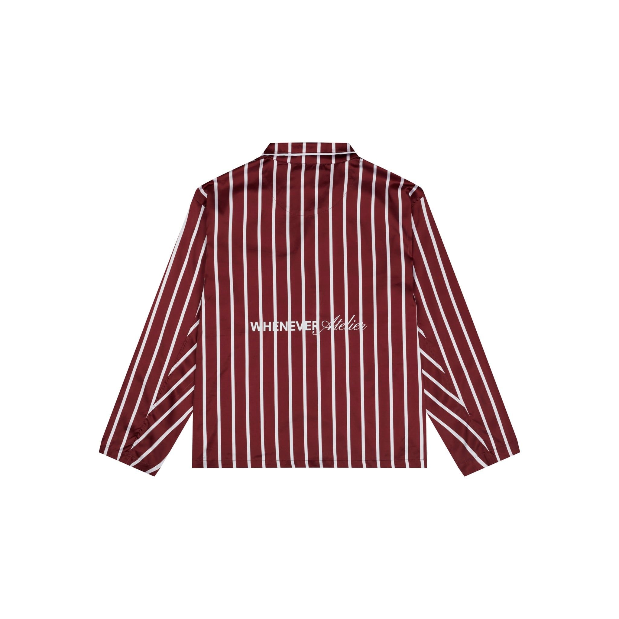 "WHENEVER" BỘ ÁO VÀ QUẦN DÀI SATIN LONG PAJAMA SHIRT + PANTS / RED