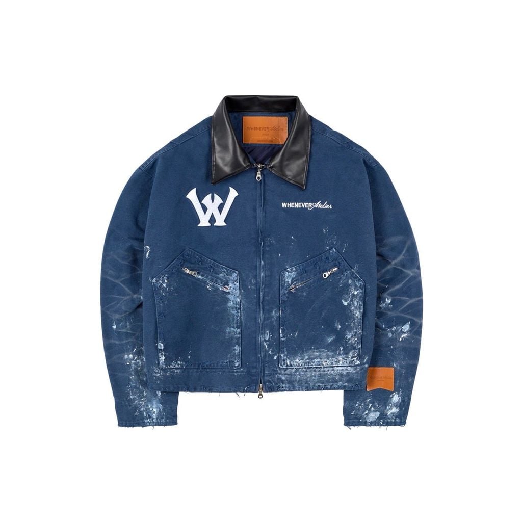 ÁO KHOÁC "WHENEVER" PAINTED JACKET / NAVY