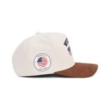 “WHENEVER” LA SUEDE TRUCKER HAT / BROWN