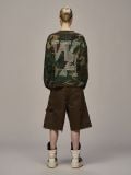 QUẦN NGẮN "WHENEVER" DOUBLE-KNEE LEATHER BAGGY SHORTS / BROWN