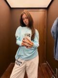 Áo tay dài "WHENEVER" STAR MANIFESTO LONGSLEEVES/ BABY BLUE