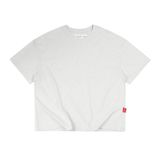 "WHENEVER" SS25 BLANK T-SHIRT / LIGHT GRAY