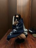 ÁO KHOÁC ”WHENEVER” SUPER STAR RAGLAN HOODIE ZIP / GREY NAVY