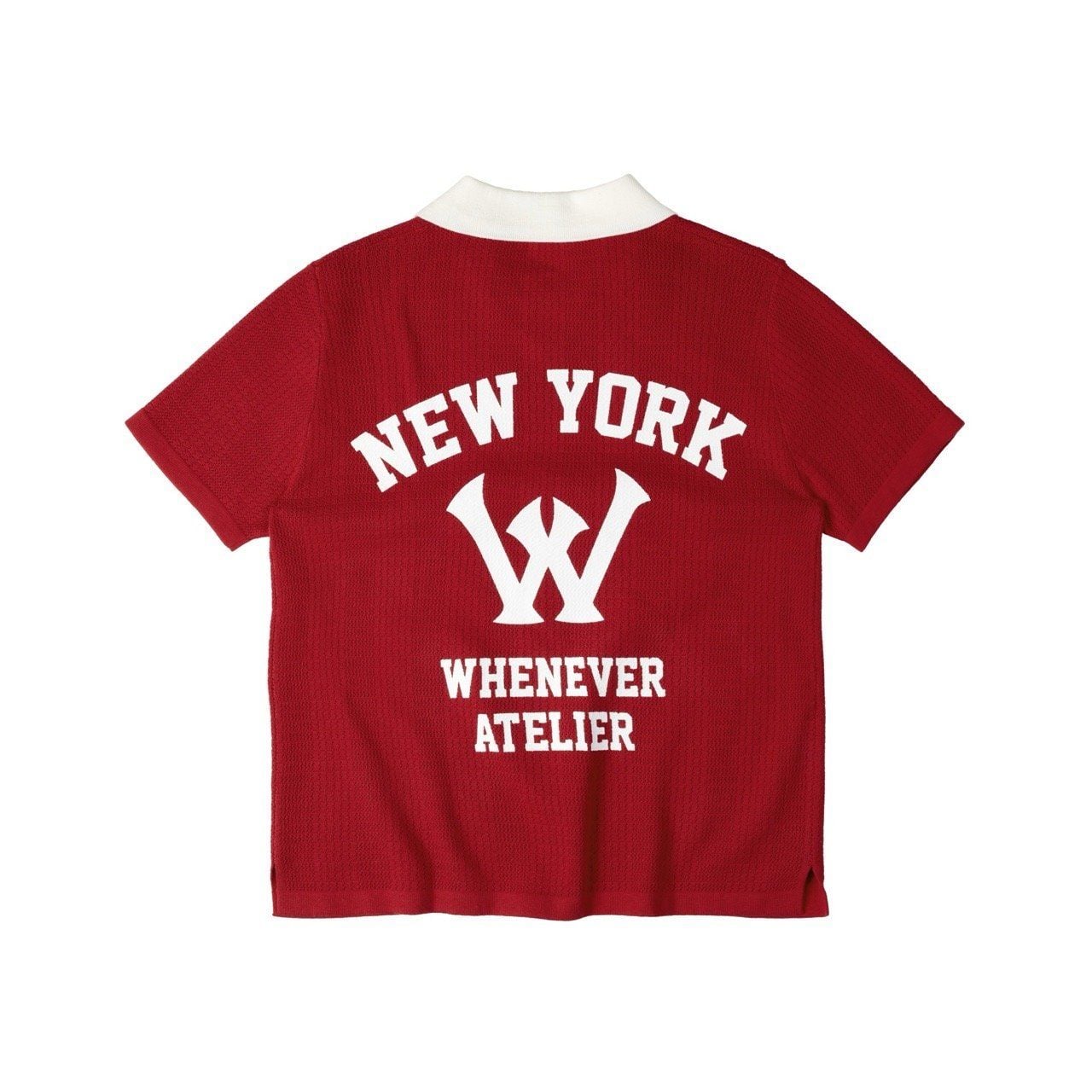 “WHENEVER” WA POLO SHIRT / RED