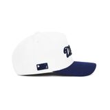 “WHENEVER”  LOGO KHAKI TRUCKER HAT / WHITE NAVY