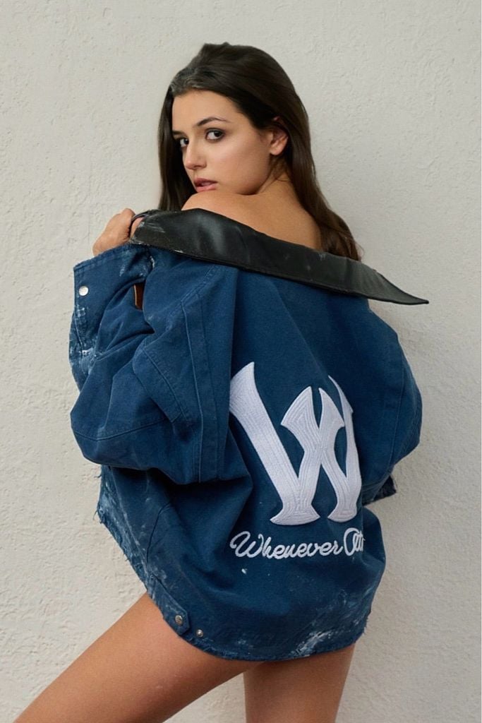 ÁO KHOÁC "WHENEVER" PAINTED JACKET / NAVY