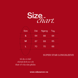 “WHENEVER” SUPER STAR LONGSLEEVE T-SHIRT / GREY