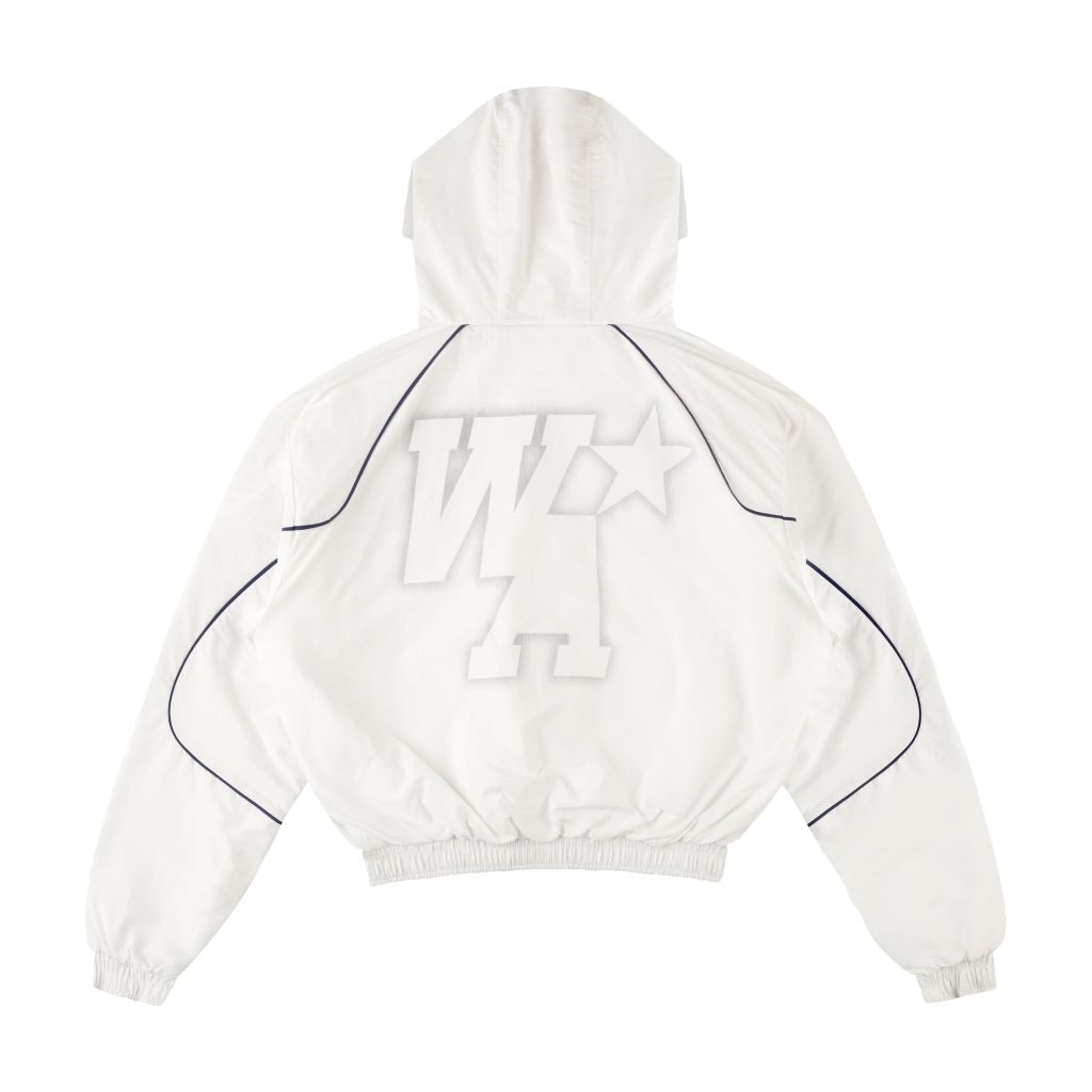 ÁO KHOÁC ''WHENEVER'' EMBROIDERED NYLON JACKET / WHITE