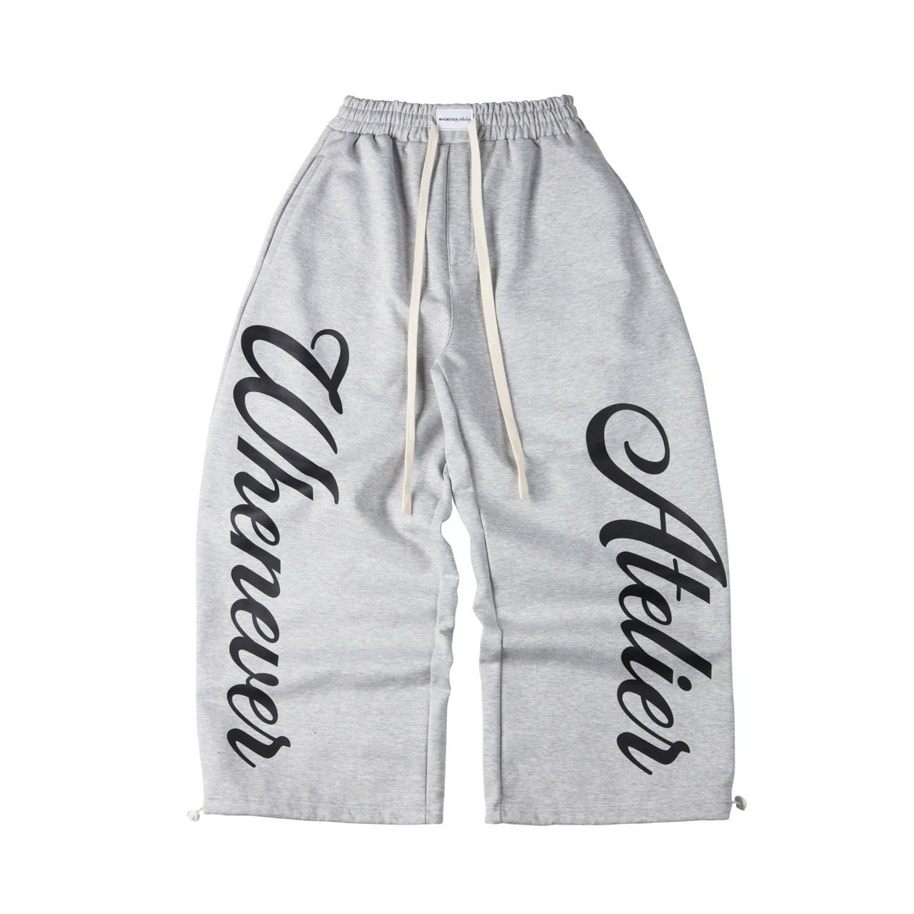 “WHENEVER” WA SWEATPANTS / PREMIUM GREY