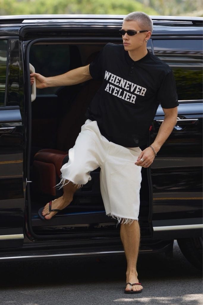 ÁO LƯỚI “WHENEVER” SS26 MESH JERSEY / BLACK