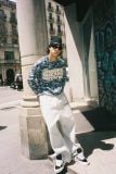 ÁO TAY DÀI  “WHENEVER” WAFFLE CAMO LONG SLEEVES / BLUE
