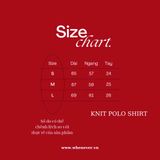 “WHENEVER” NY KNIT POLO SHIRT / BROWN