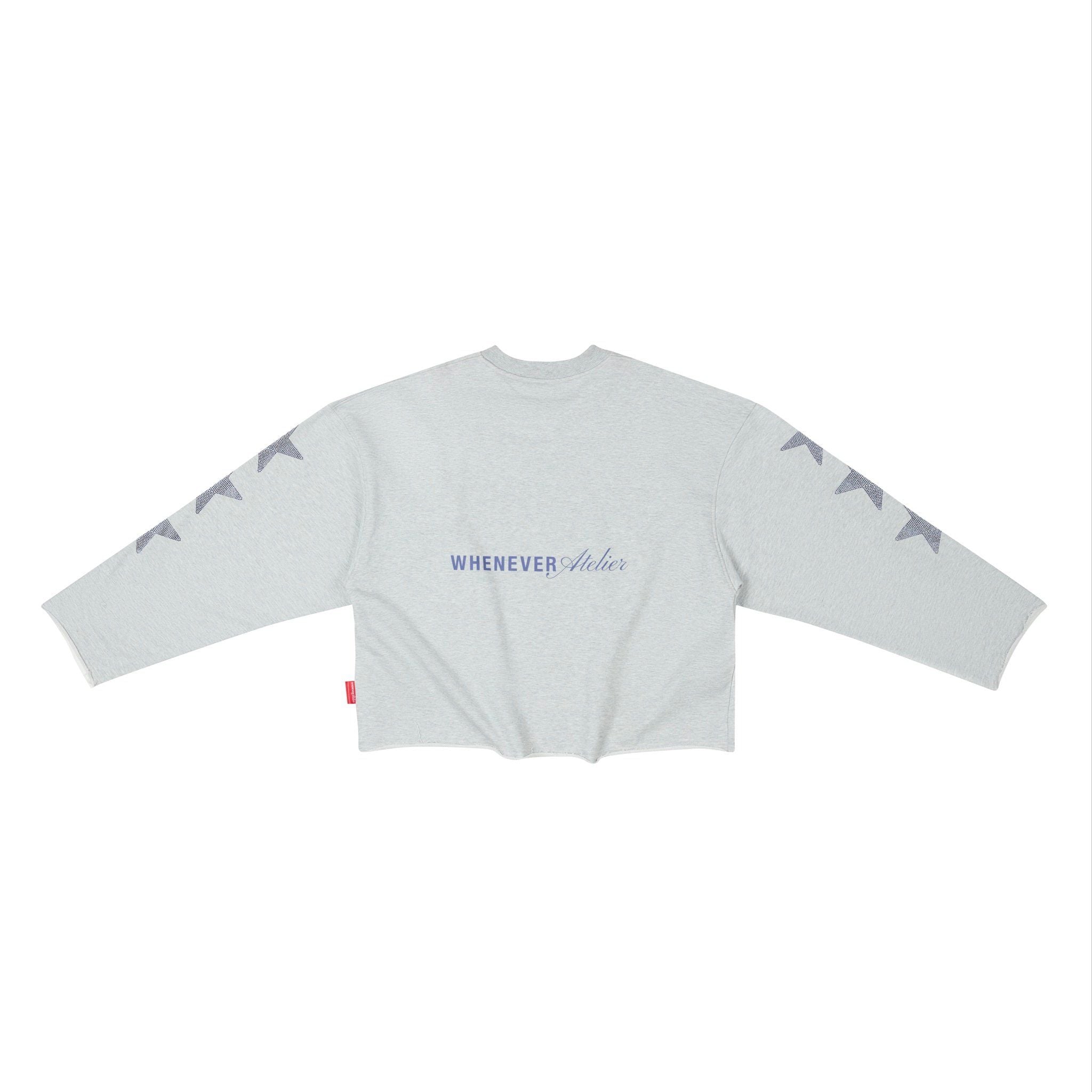 “WHENEVER” SUPER STAR LONGSLEEVE T-SHIRT / GREY