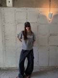 ÁO DỆT LEN “ WHENEVER “ SIGNATURE KNIT T - SHIRT / GREY