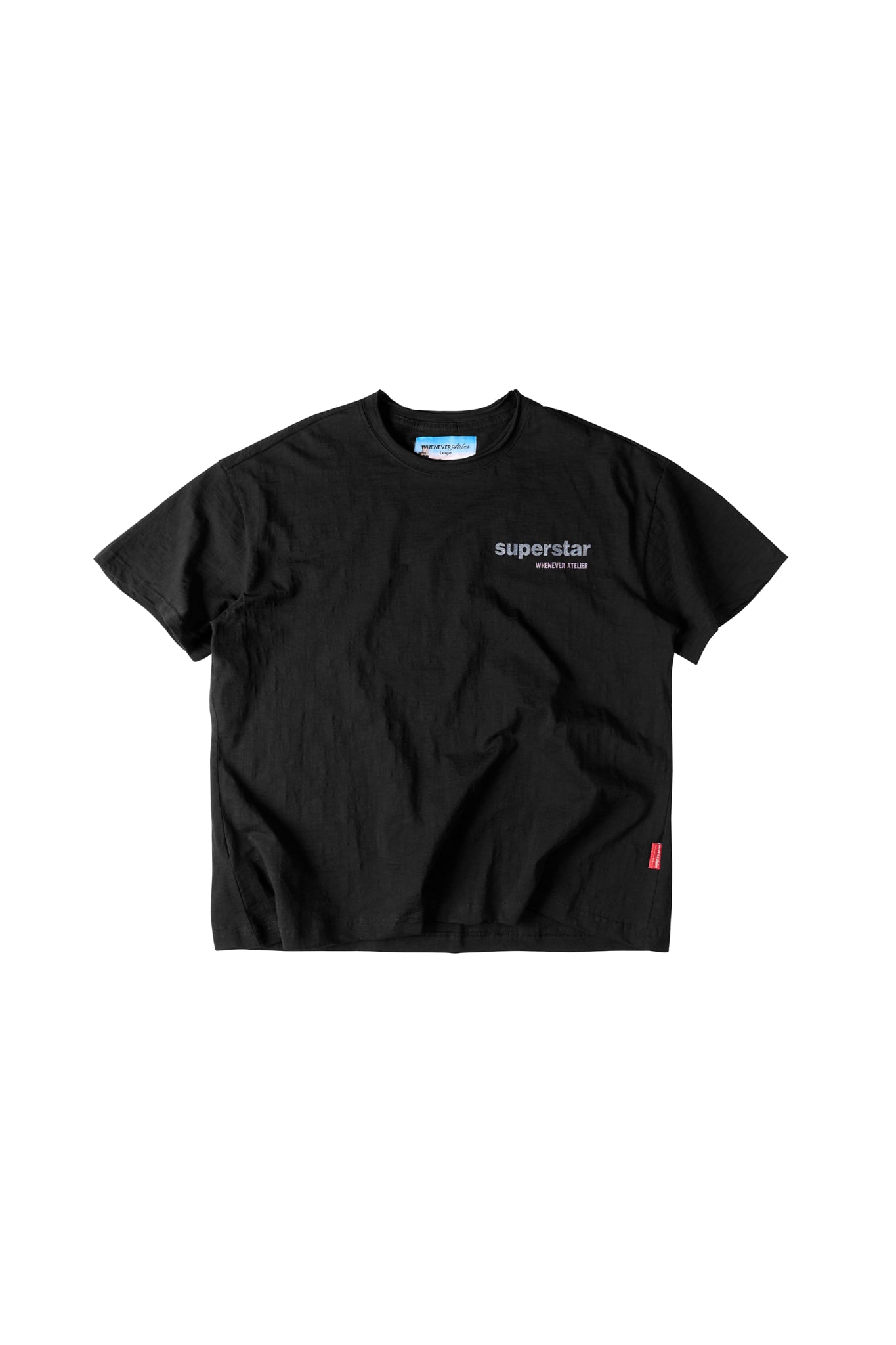 ÁO THUN “ WHENEVER” HWD SLUB T-SHIRT/ BLACK