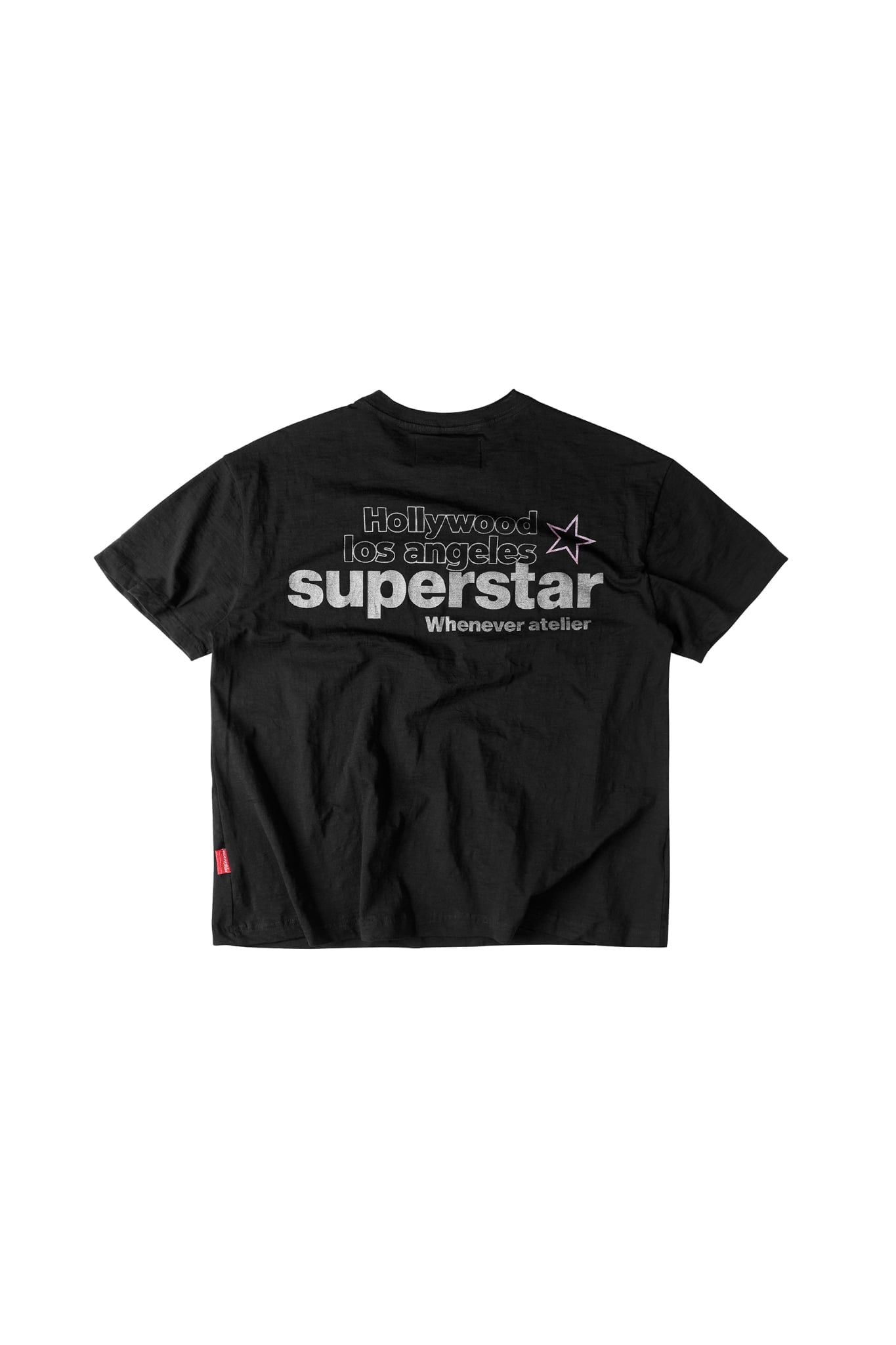 ÁO THUN “ WHENEVER” HWD SLUB T-SHIRT/ BLACK
