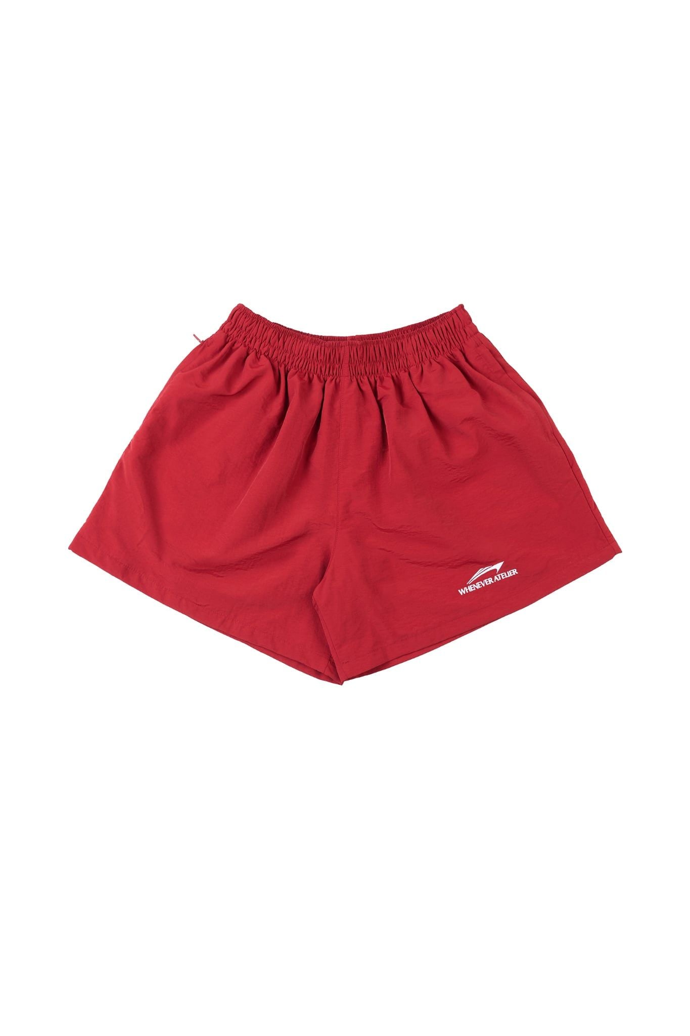 QUẦN "WHENEVER" YATCH LOGO SHORTS/ RED