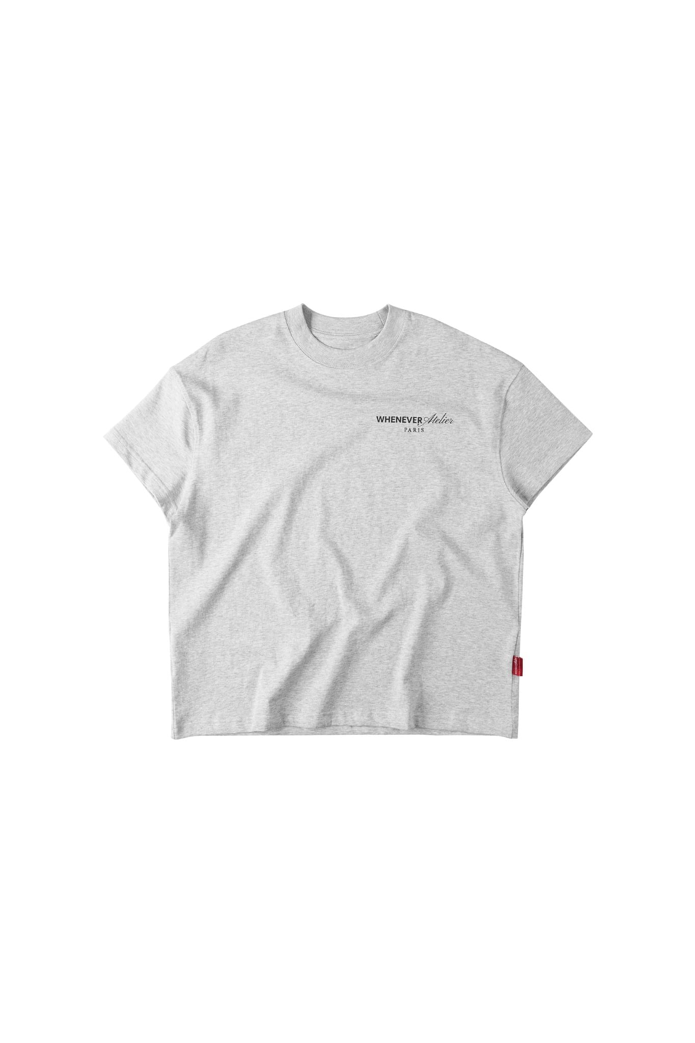 ÁO "WHENEVER" LOGO SS26 T-SHIRT / GREY