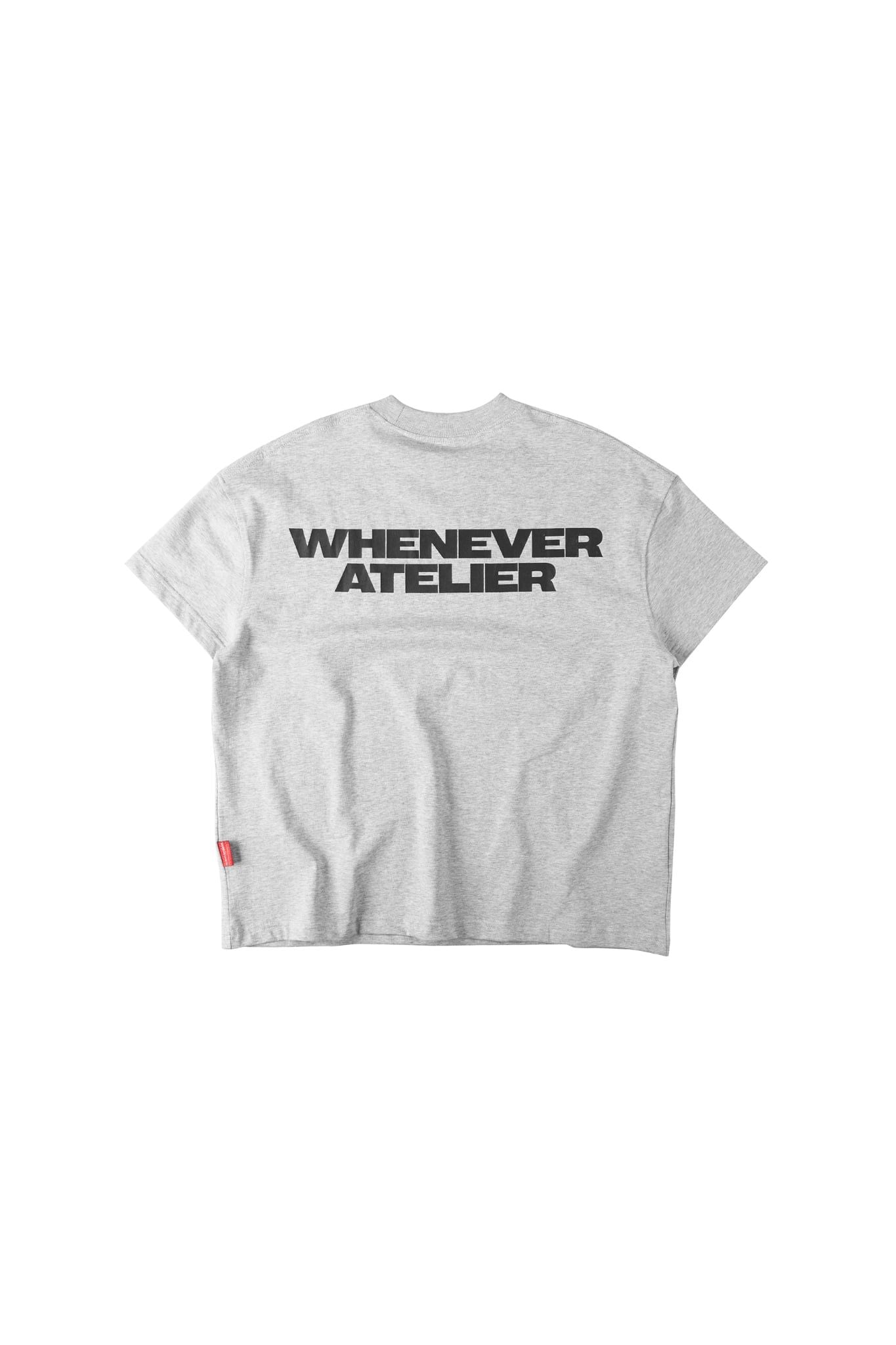 ÁO "WHENEVER" LOGO SS26 T-SHIRT / GREY