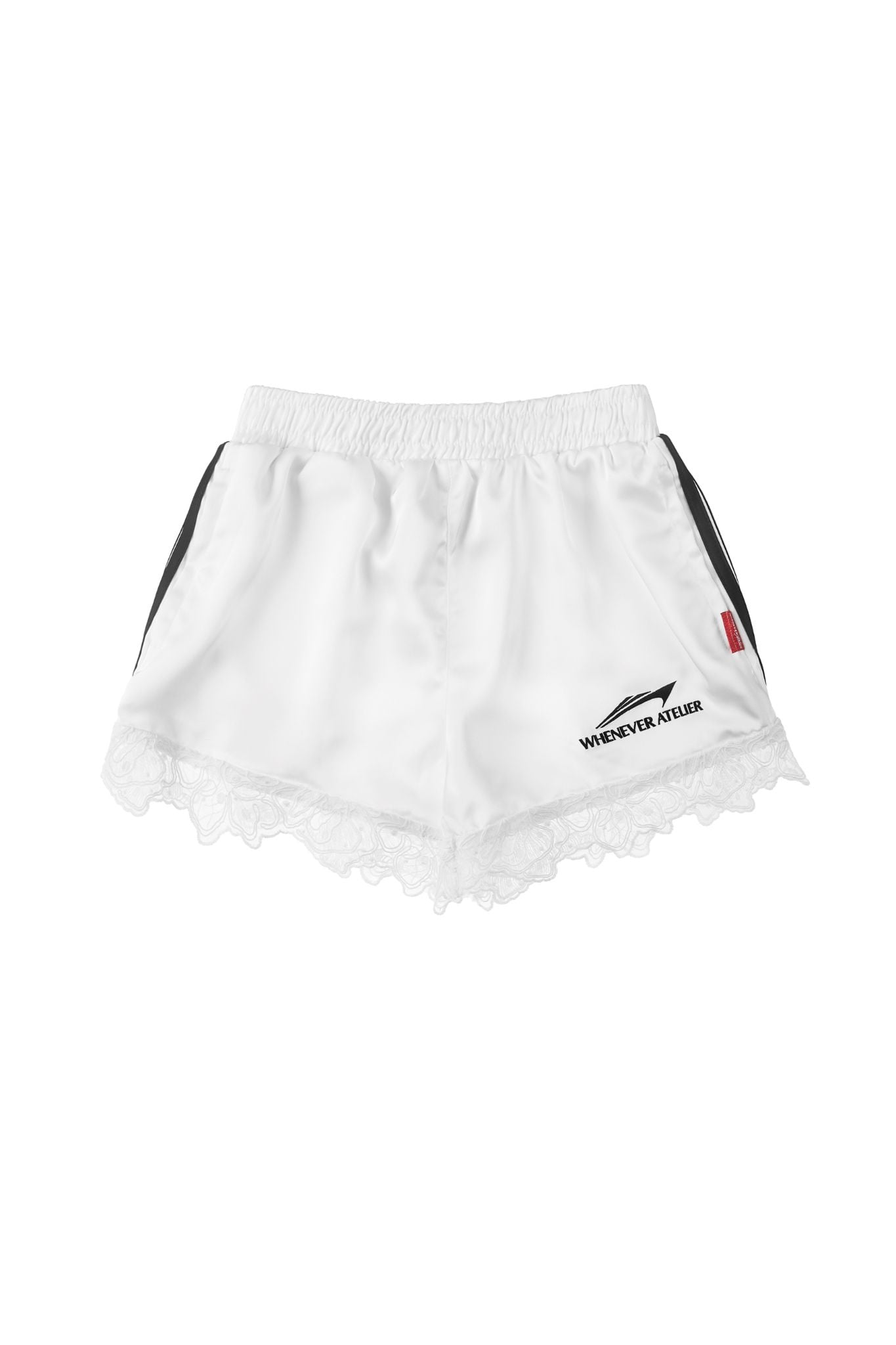 QUẦN "WHENEVER" YATCH LOGO LACE SHORTS/ WHITE