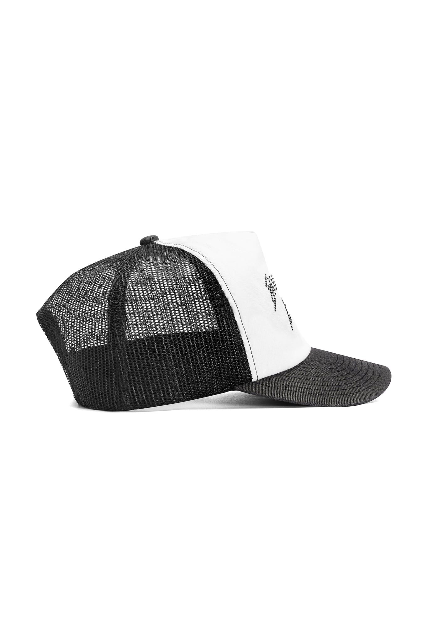 NÓN "WHENEVER" METALLIC STUDCAP/ BLACK WHITE