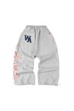QUẦN DÀI “WHENEVER” SAKURA EMBROIDERED SWEATPANTS/ GREY
