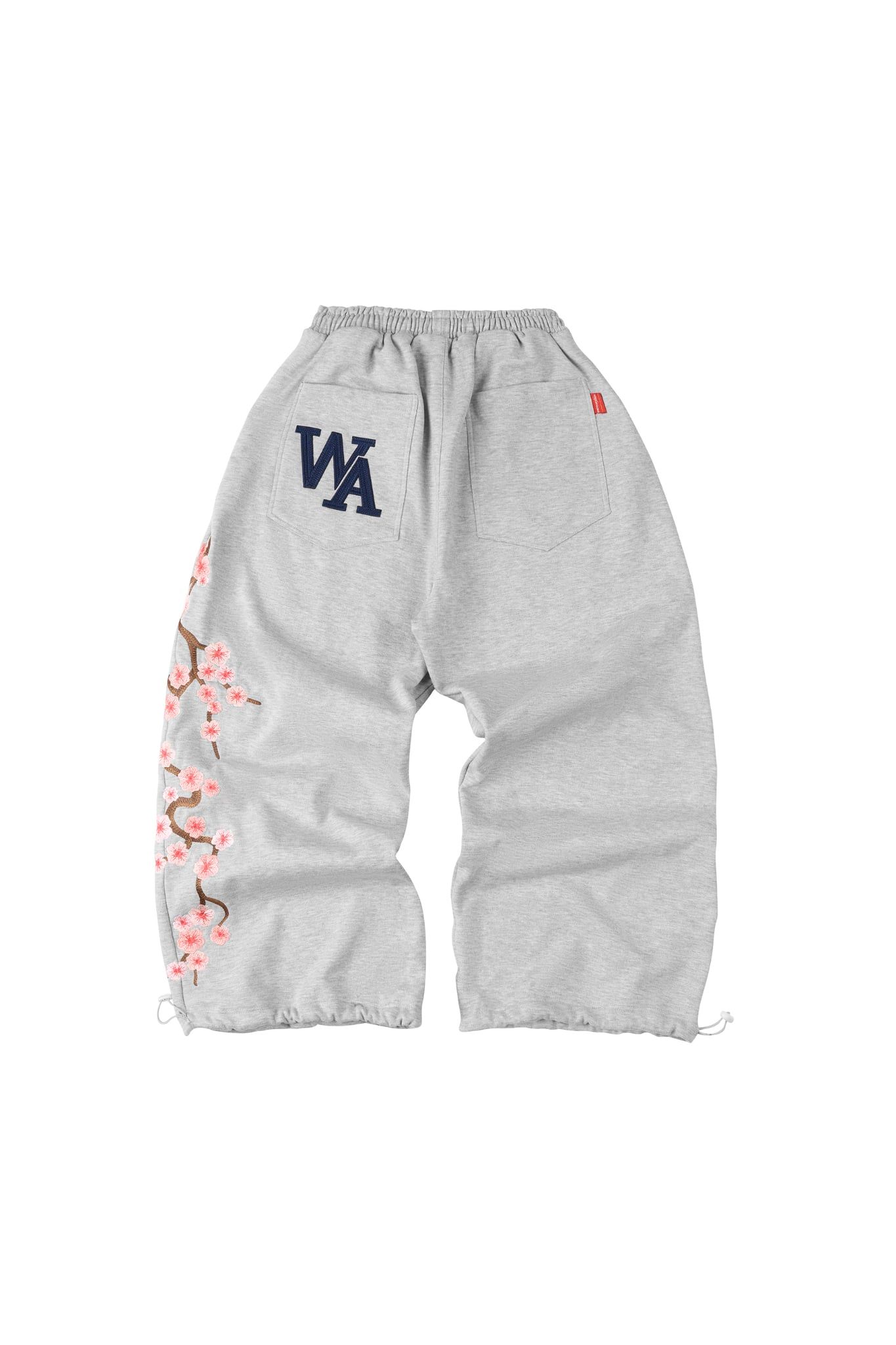QUẦN DÀI “WHENEVER” SAKURA EMBROIDERED SWEATPANTS/ GREY