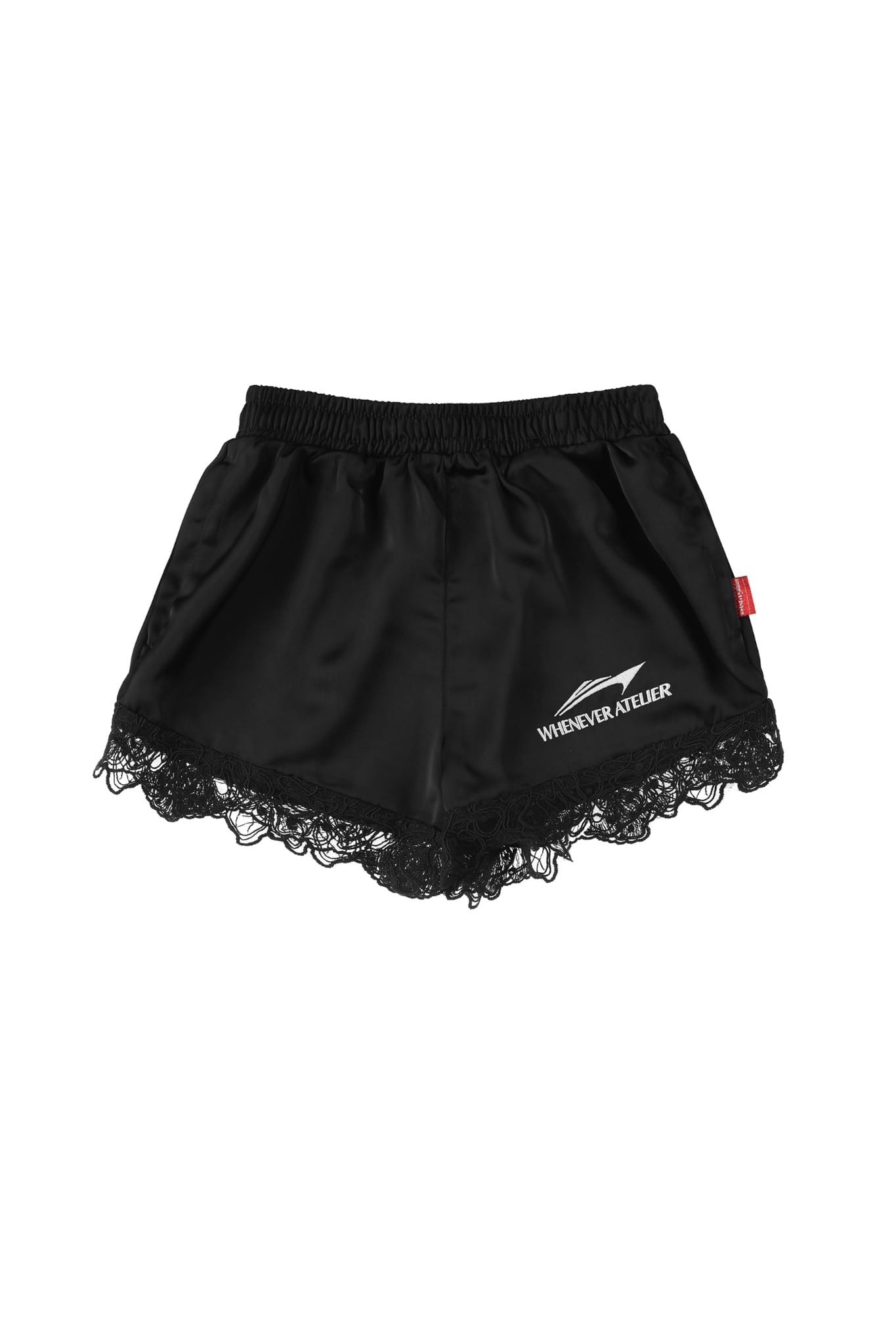 QUẦN "WHENEVER" YATCH LOGO LACE SHORTS/ BLACK