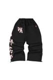 QUẦN DÀI “WHENEVER” SAKURA EMBROIDERED SWEATPANTS/ BLACK