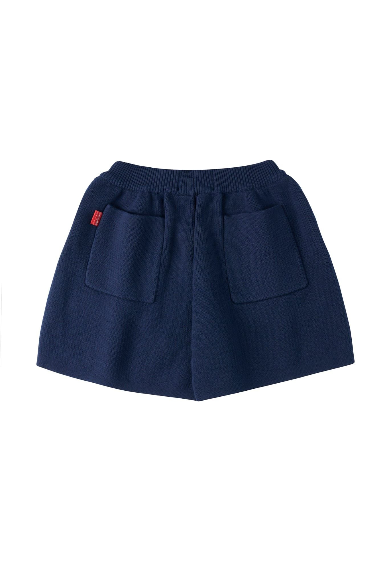 QUẦN DỆT LEN "WHENEVER" BASIC LOGO KNIT SHORT/ NAVY