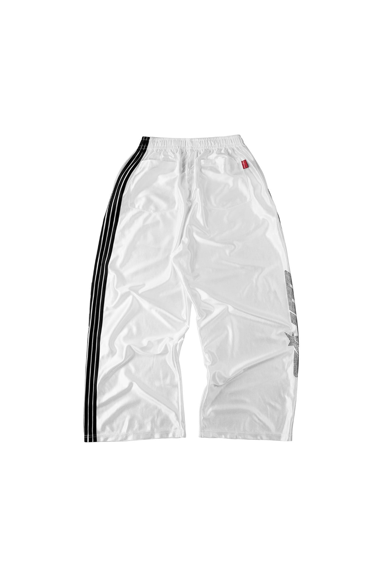 QUẦN DÀI "WHENEVER" SATIN LOGO PANTS/ WHITE