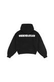 ÁO HOODIE DỆT LEN CÓ MŨ KÉO KHÓA "WHENEVER" GRAND WAFFLE ZIP HOODIE/ BLACK