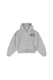 ÁO HOODIE DỆT LEN CÓ MŨ KÉO KHÓA "WHENEVER" GRAND WAFFLE ZIP HOODIE/ GREY