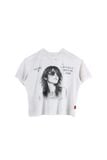 ÁO "WHENEVER" LA GIRL DISTRESSED T-SHIRT/ WHITE