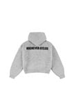ÁO HOODIE DỆT LEN CÓ MŨ KÉO KHÓA "WHENEVER" GRAND WAFFLE ZIP HOODIE/ GREY