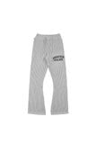 QUẦN ỐNG LOE DỆT LEN "WHENEVER" WAFFLE KNIT FLARE PANTS/ GREY