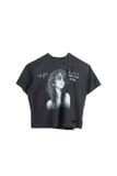 ÁO "WHENEVER" LA GIRL DISTRESSED T-SHIRT/ BLACK