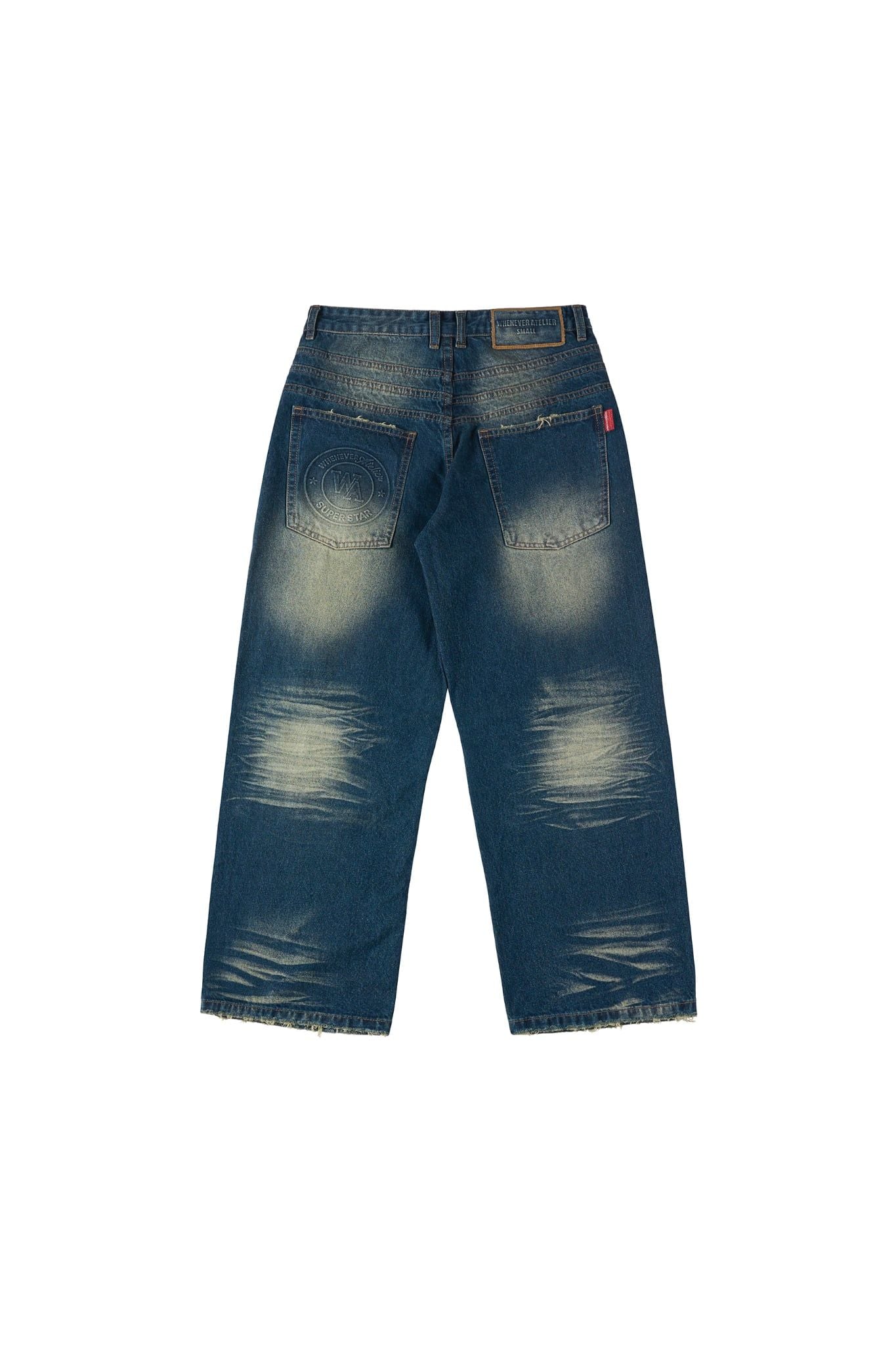 QUẦN DÀI “WHENEVER“ AGED BAGGY JEANS / INDIGO