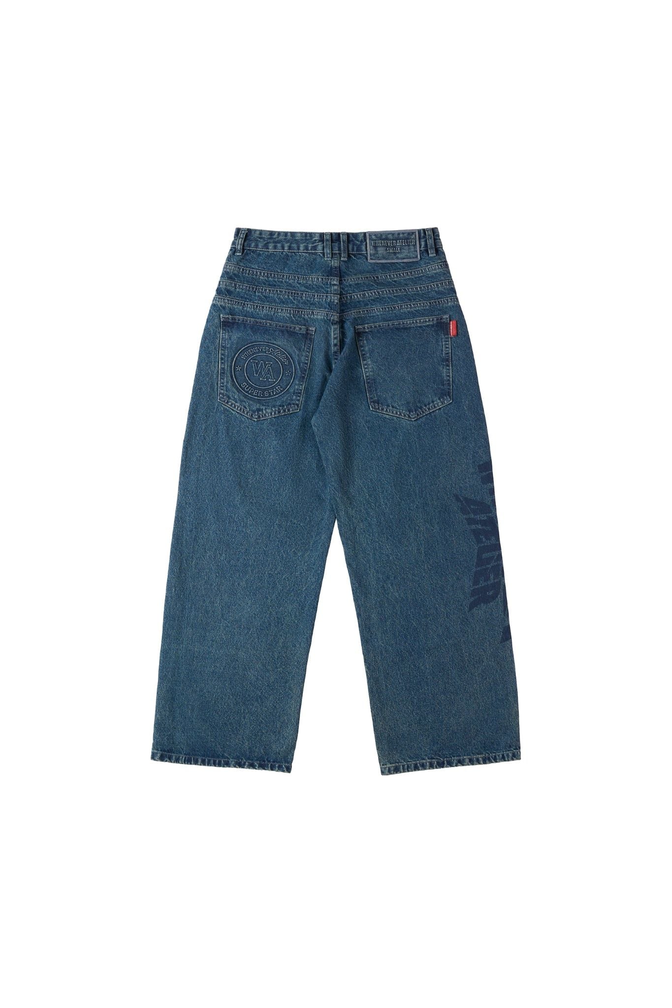 QUẦN DÀI "WHENEVER" ARC LOGO BAGGY JEANS / VINTAGE BLUE