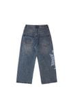 QUẦN DÀI "WHENEVER" ARC LOGO BAGGY JEANS /  FADED BLACK