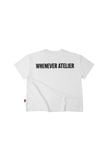 ÁO "WHENEVER" SS26 BASIC WASHED T-SHIRT/ WHITE