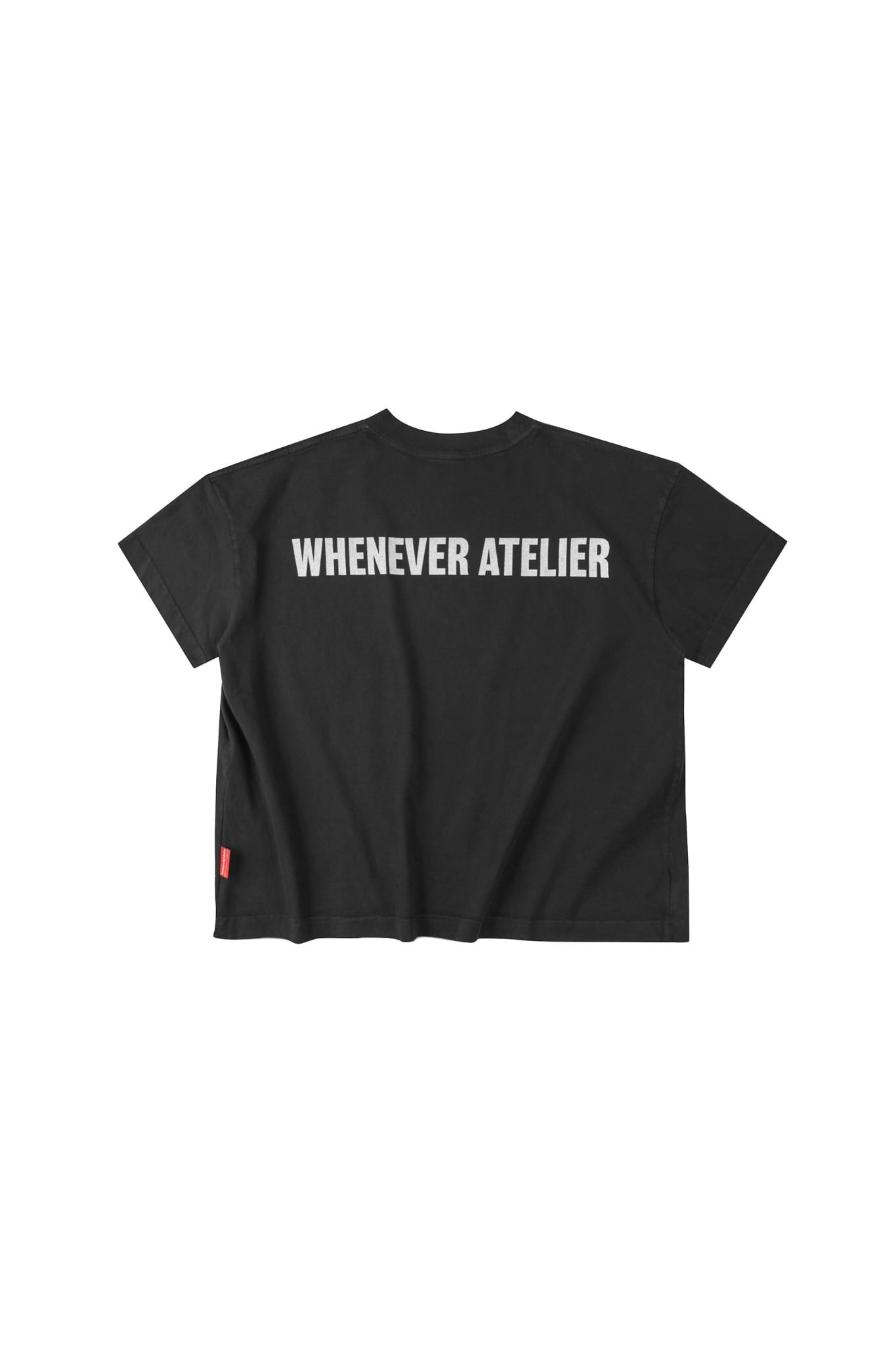 ÁO "WHENEVER" SS26 BASIC WASHED T-SHIRT/ BLACK