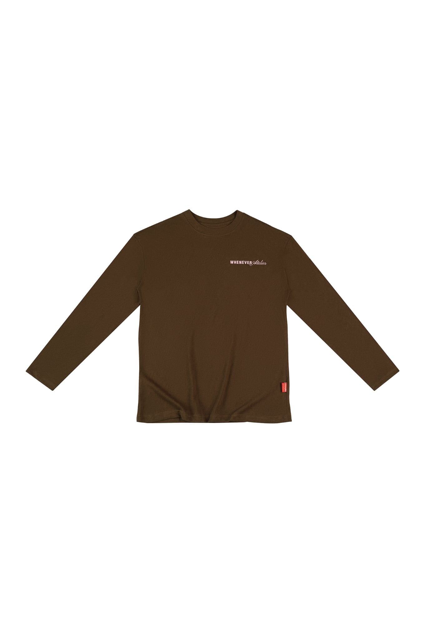 Áo tay dài "WHENEVER" STAR MANIFESTO LONGSLEEVES/ BROWN
