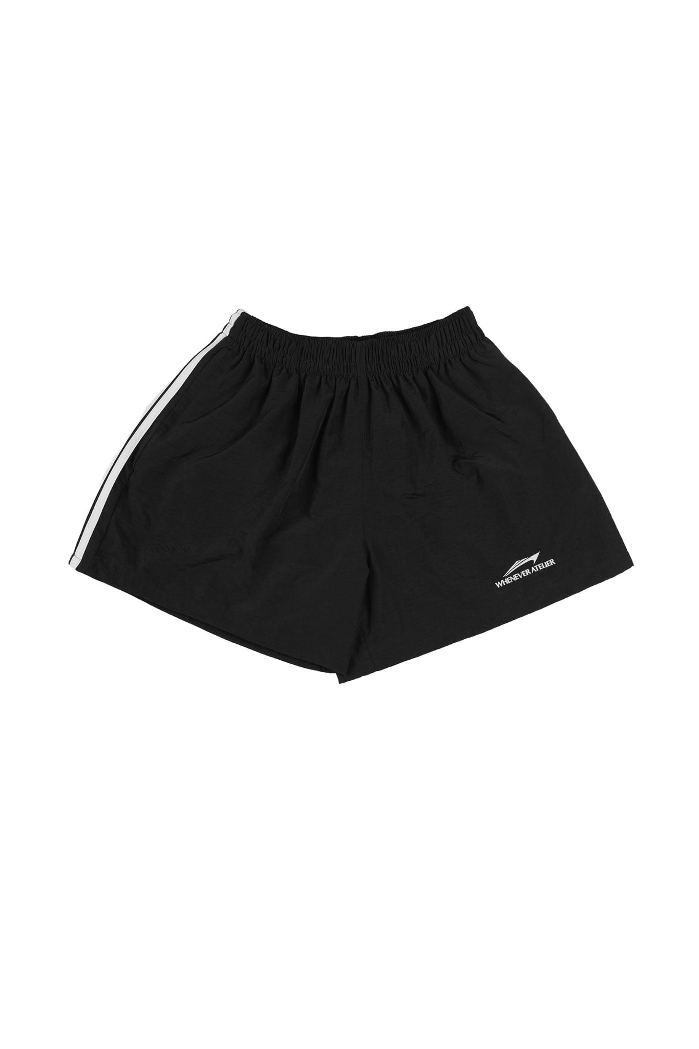QUẦN "WHENEVER" YATCH LOGO SHORTS/ BLACK