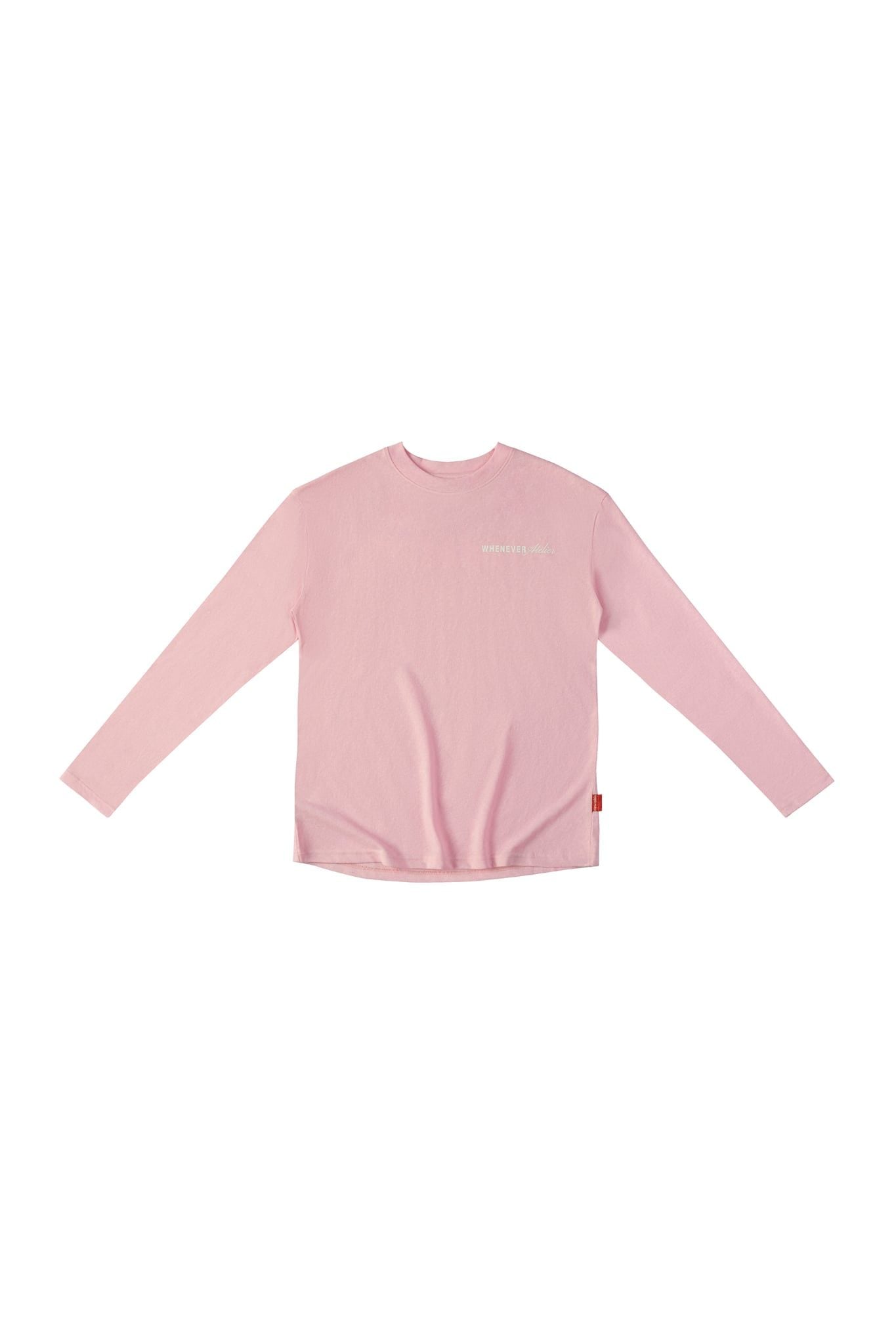 Áo tay dài "WHENEVER" STAR MANIFESTO LONGSLEEVES/ PINK